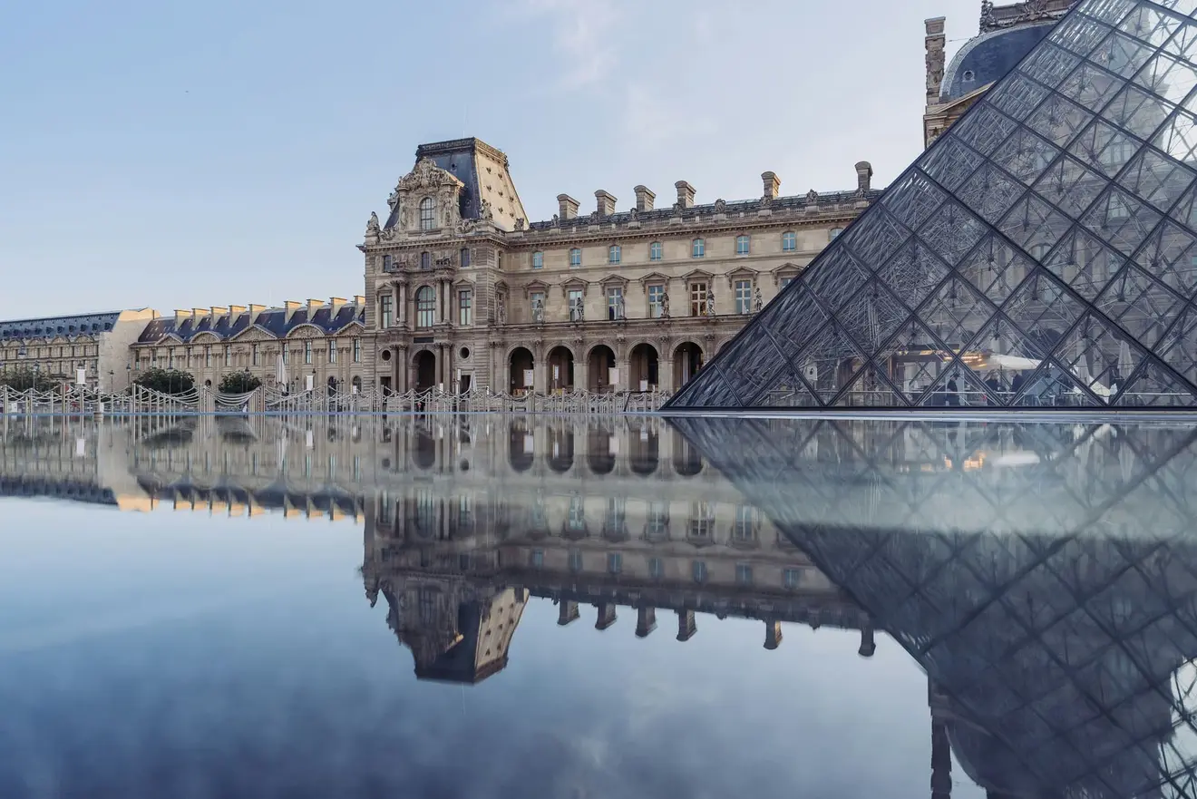 The Louvre pyramid in Paris: the innovative-project route tests whether your project is genuinely new, not how much capital sits behind it