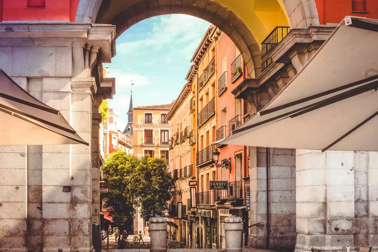 Madrid's Plaza Mayor. Spain still asks most founders for ten years of continuous residence and, unlike France and Portugal, renunciation of their original passport