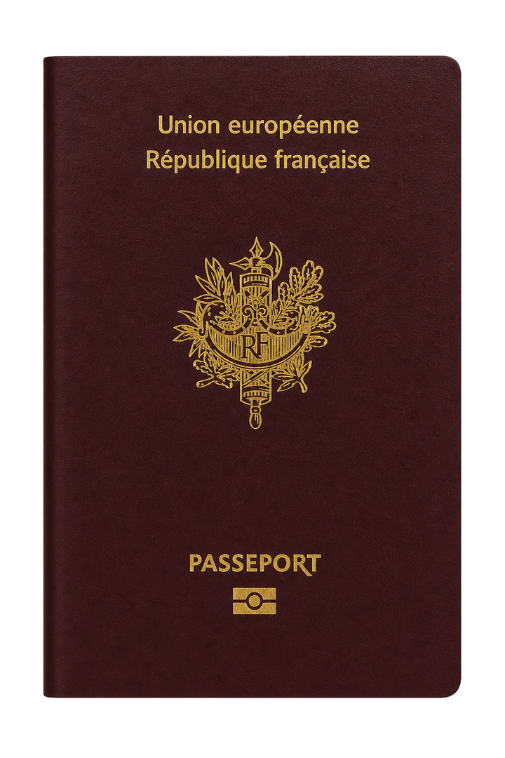 Illustrated France passport