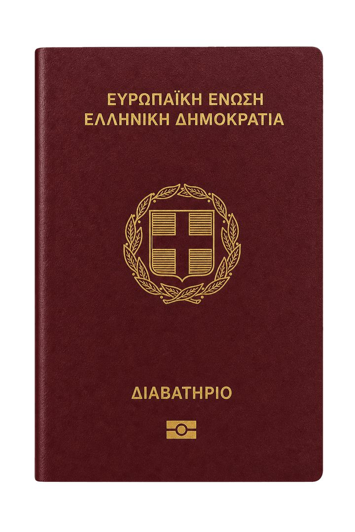 Illustrated Greece passport
