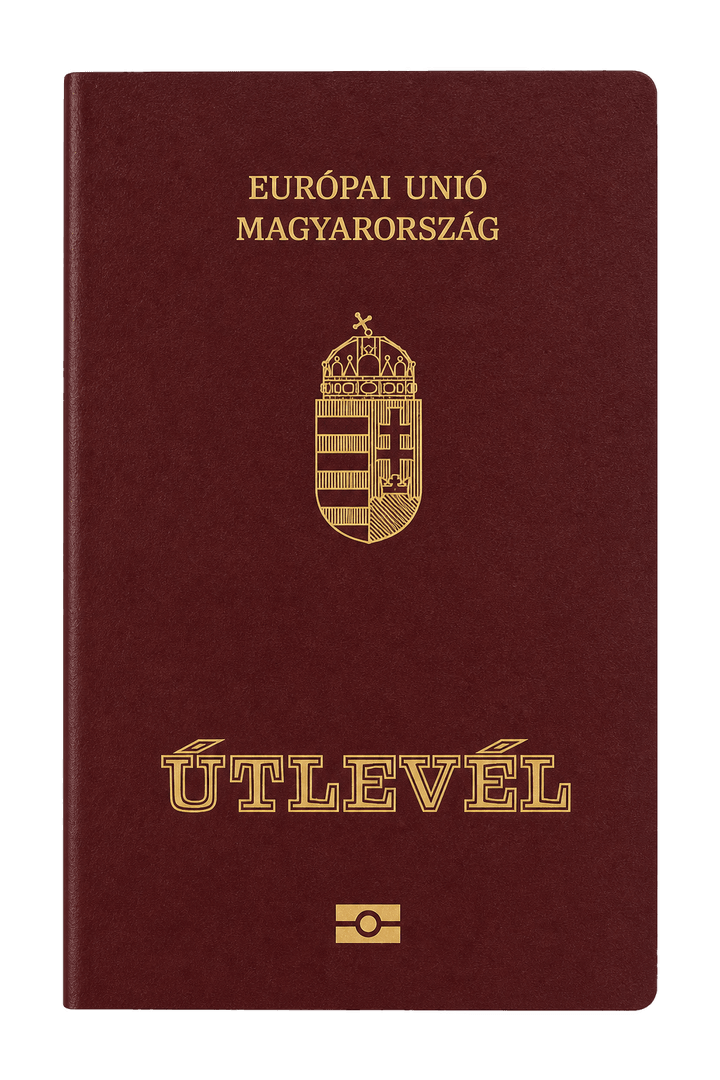 Illustrated Hungary passport