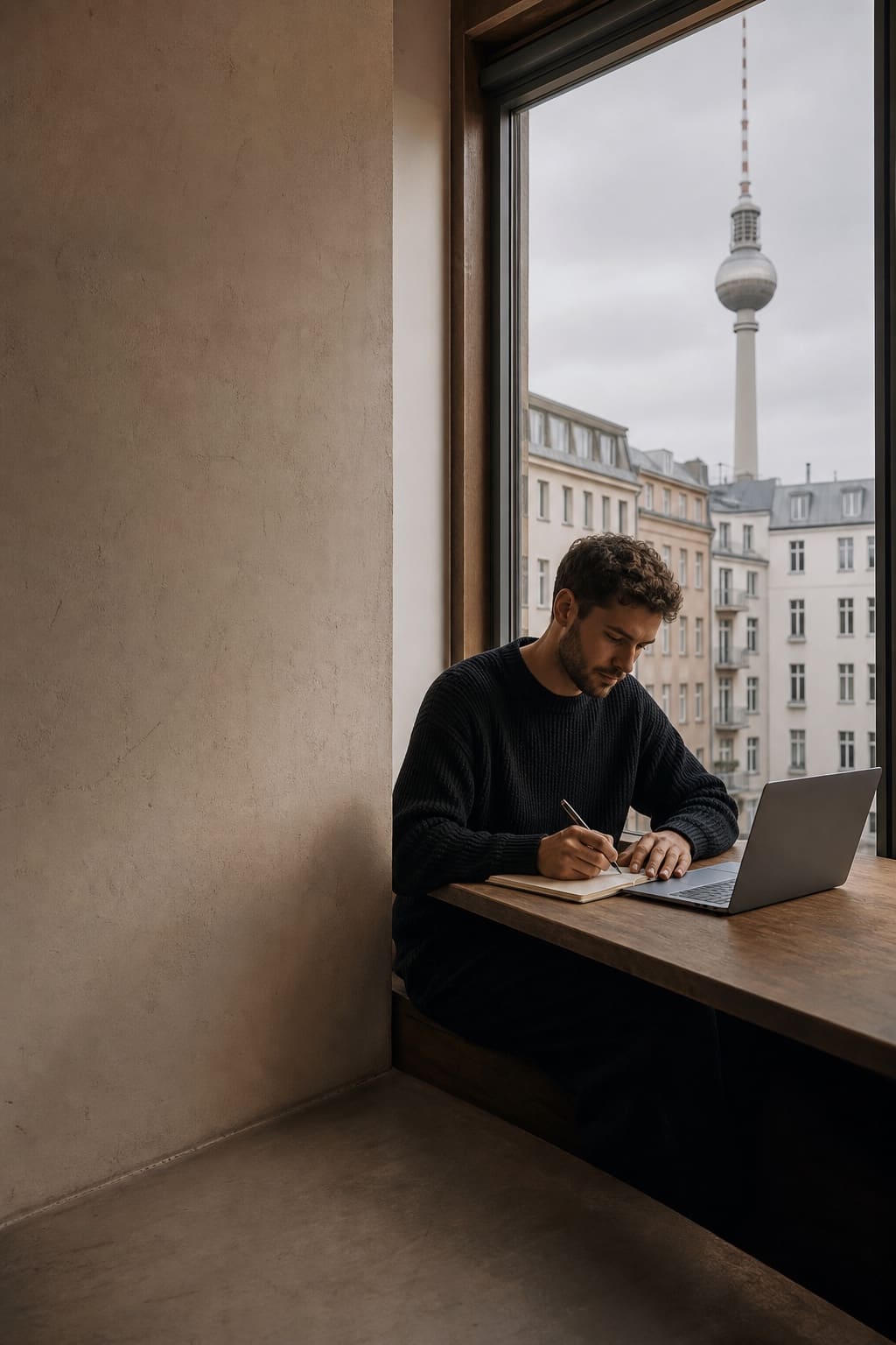 Independent professional working with clients in Germany