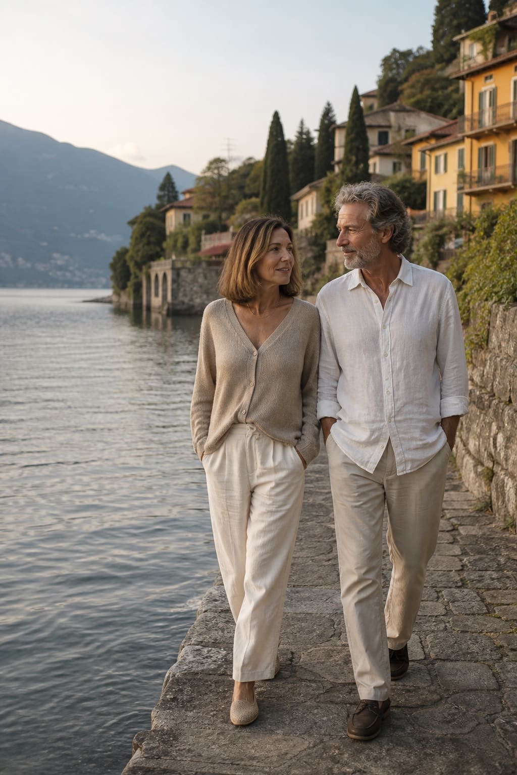 Couple planning a passive-income move to Italy