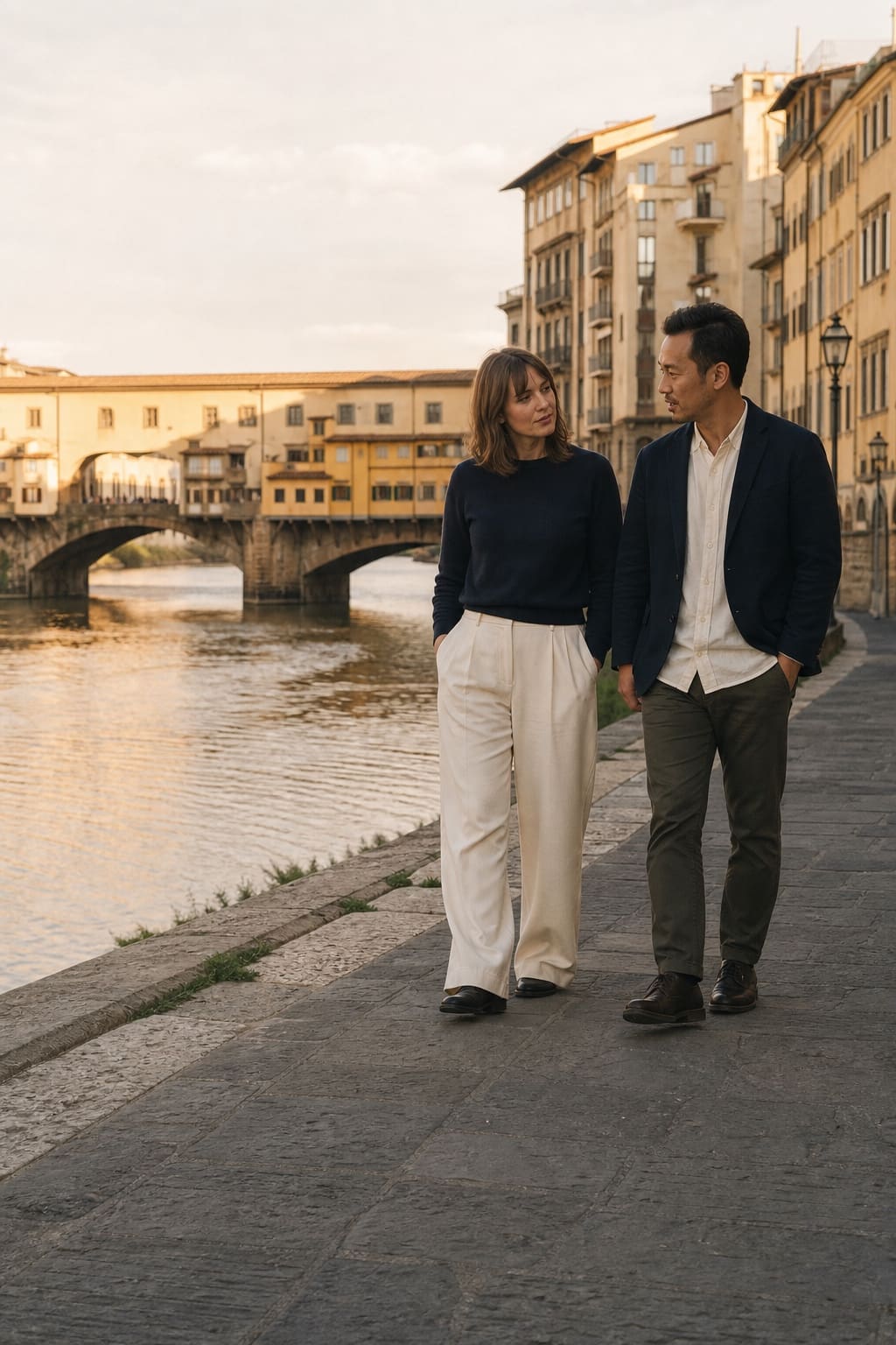 Couple planning a move to Italy