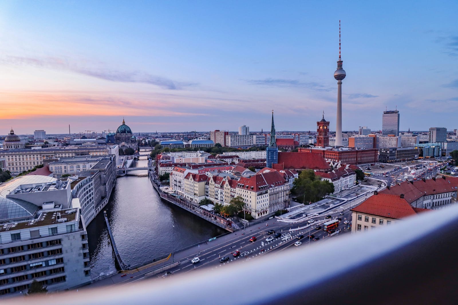 Berlin skyline and the River Spree