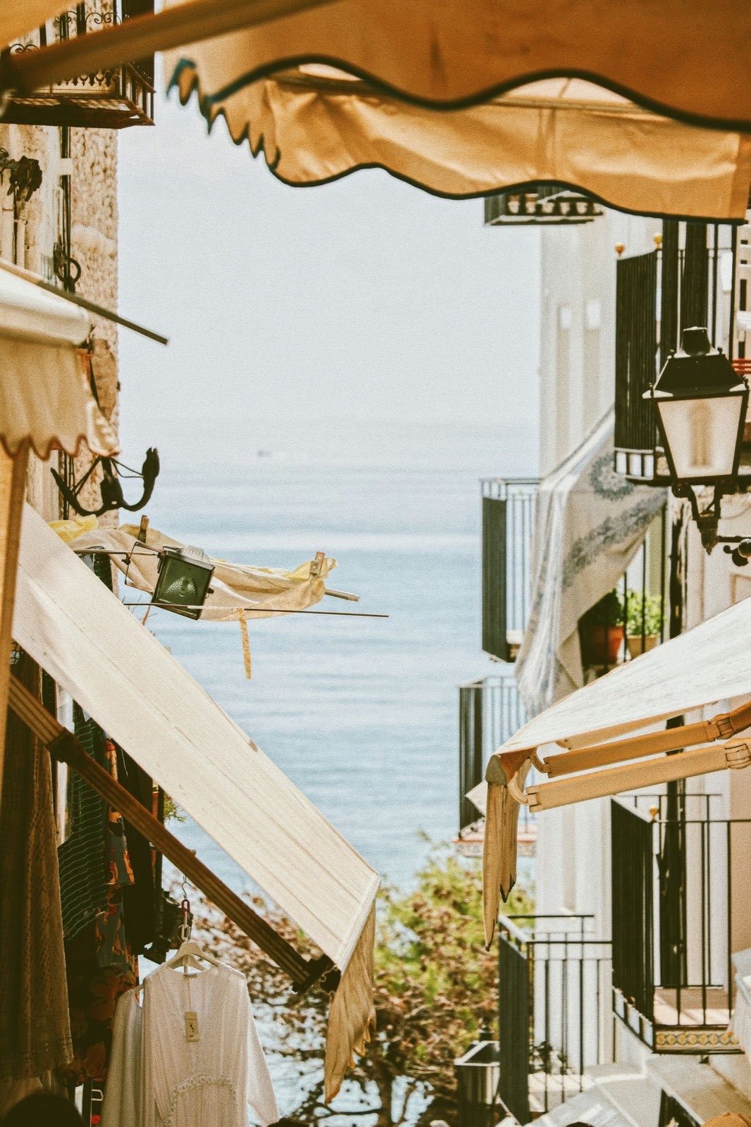 Mediterranean seafront in Spain