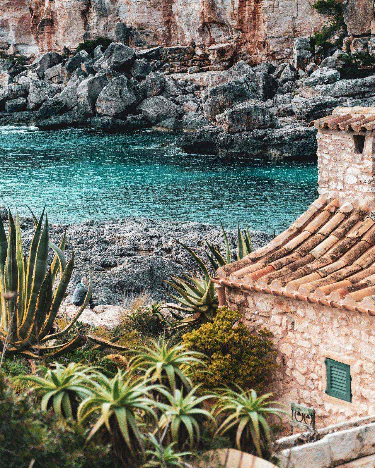Mediterranean cove in Spain